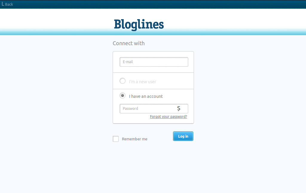 Small improvments to the new Bloglines