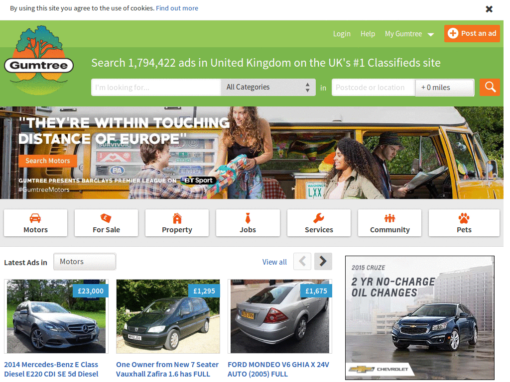 Gumtree - Disabled Ads