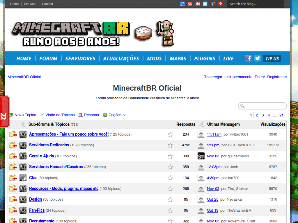 minecraftbr com Citação escura