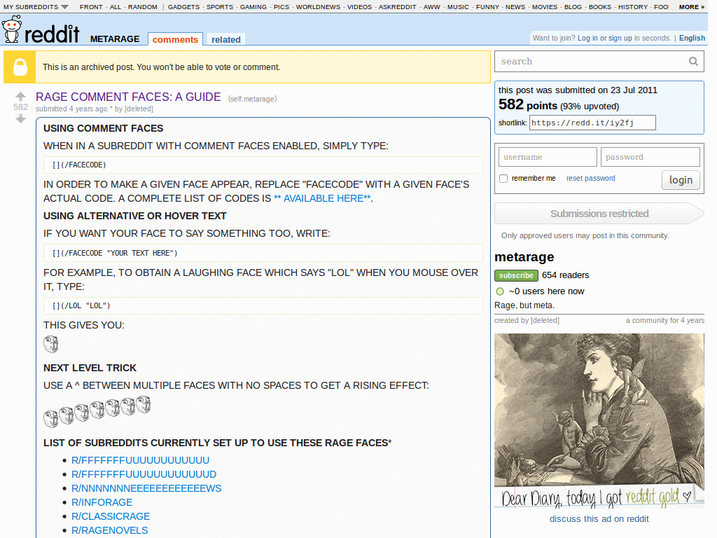 Reddit F7U12 sitewide (updated 8/10/11)