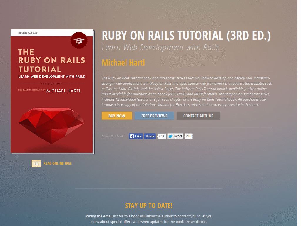 Rails tutorial cleaner