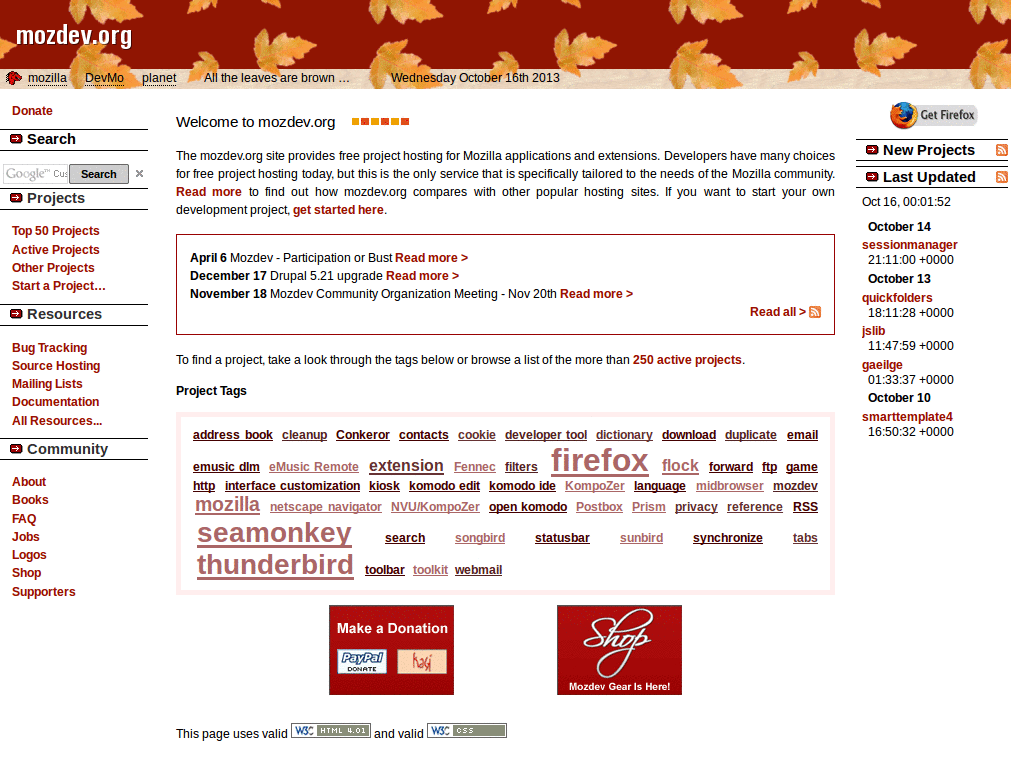 mozdev.org - No Ads Sidebar
