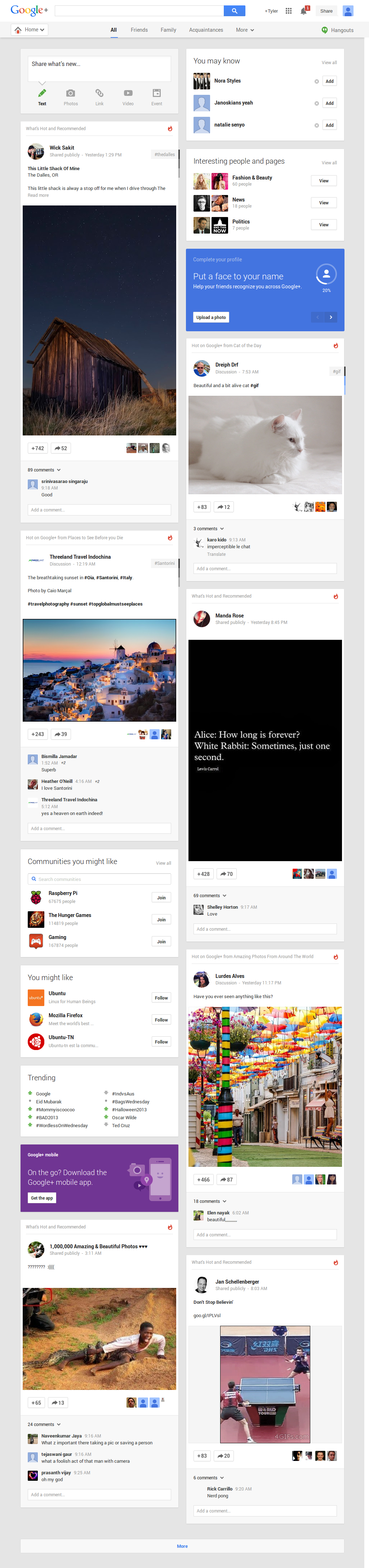 Google Plus - Wide