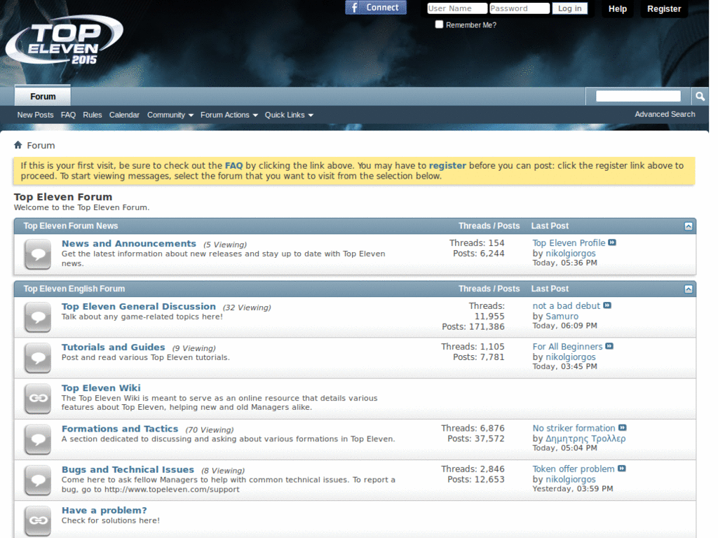 Top Eleven Forum chat fix