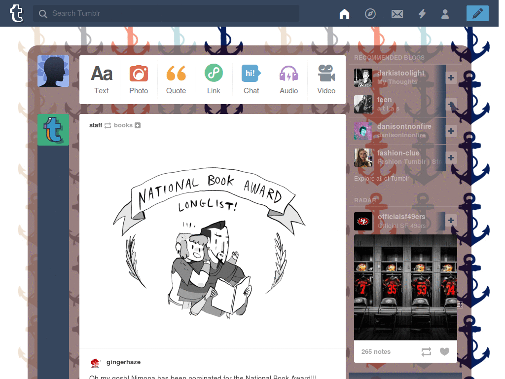 Tumblr - Indie Hipster Anchors