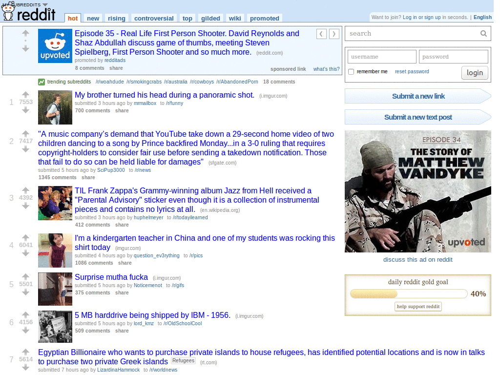 Reddit - Keep subreddit header visible at top