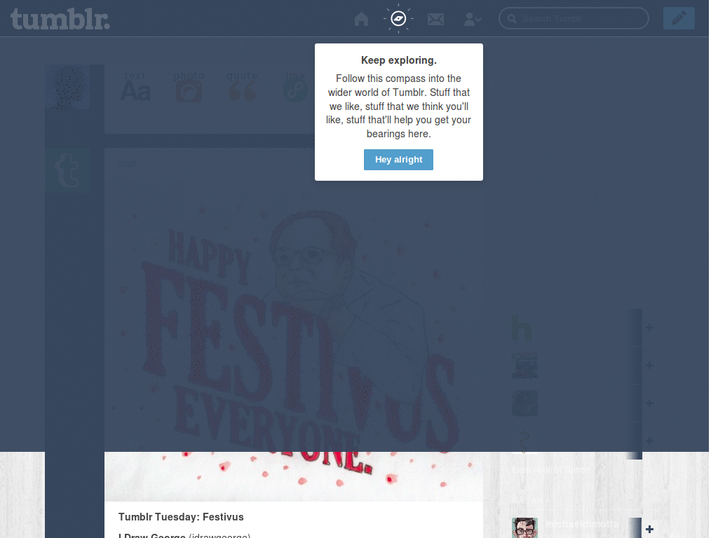 Wood Tumblr Dashboard Theme