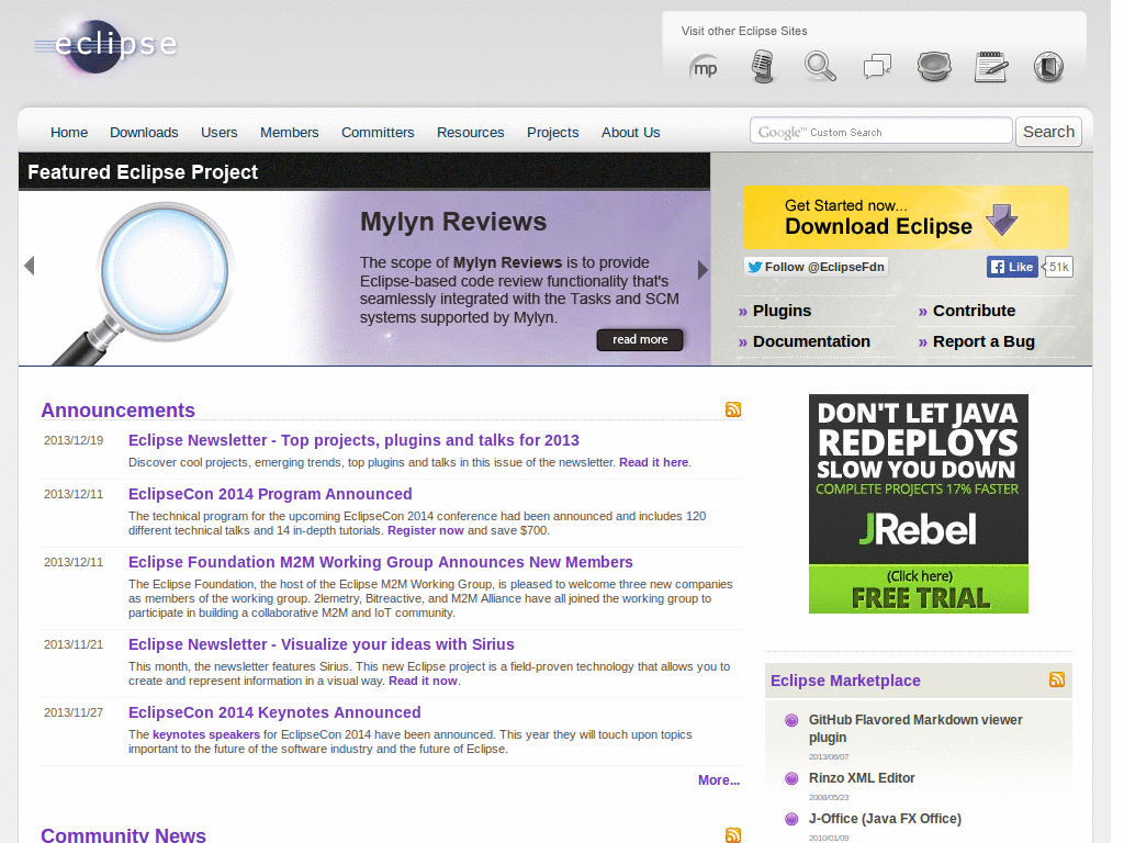 Eclipse.org - links