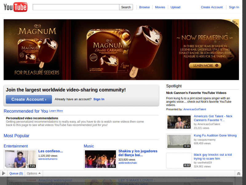 More Youtube