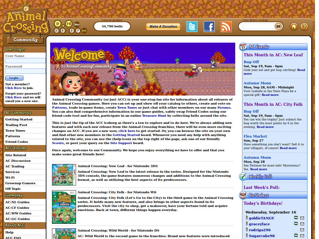 Animal Crossing Community - Segoe Print