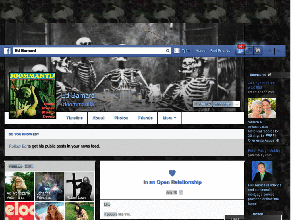 Skull Background For Facebook