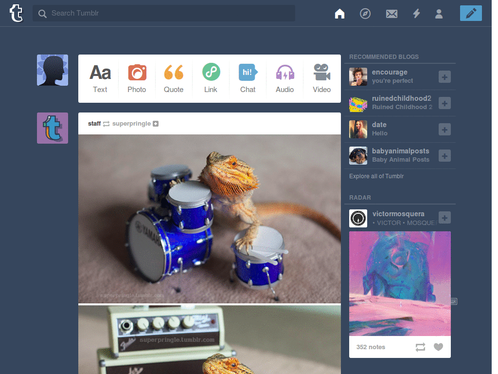Tumblr Dashboard (with icons) : Jo Kwon & Gain