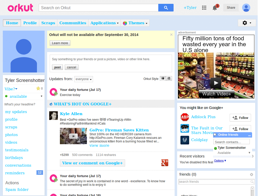 Orkut - desconhecido By  Hacker