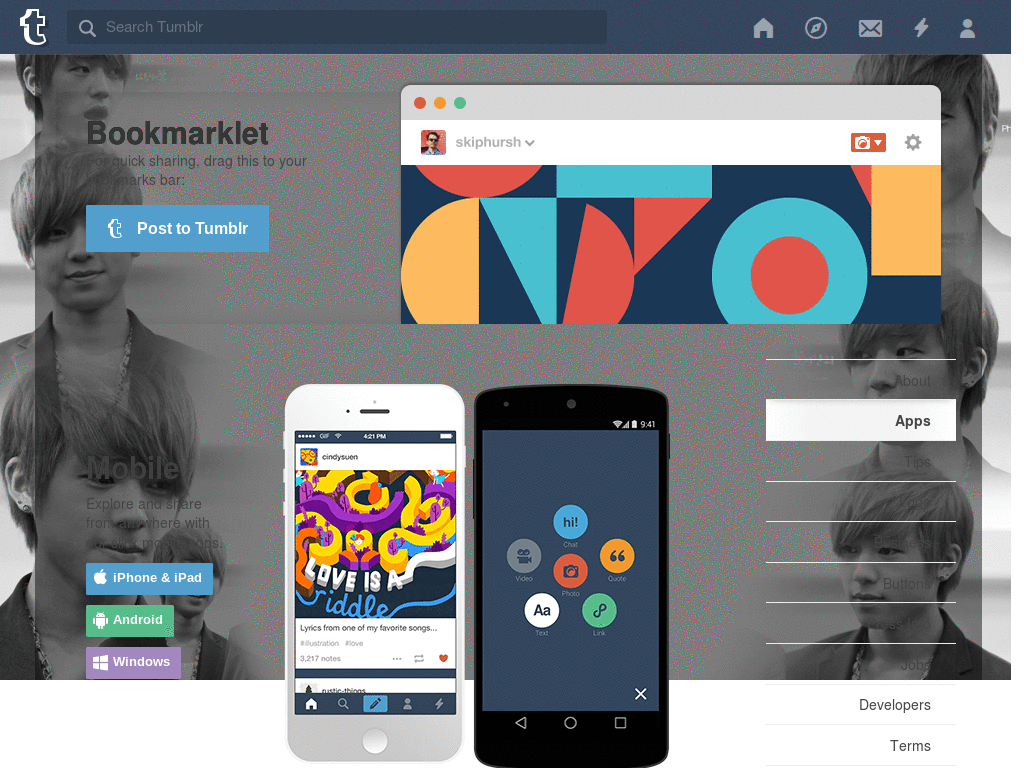 Tumblr - Changjo Dashboard Theme