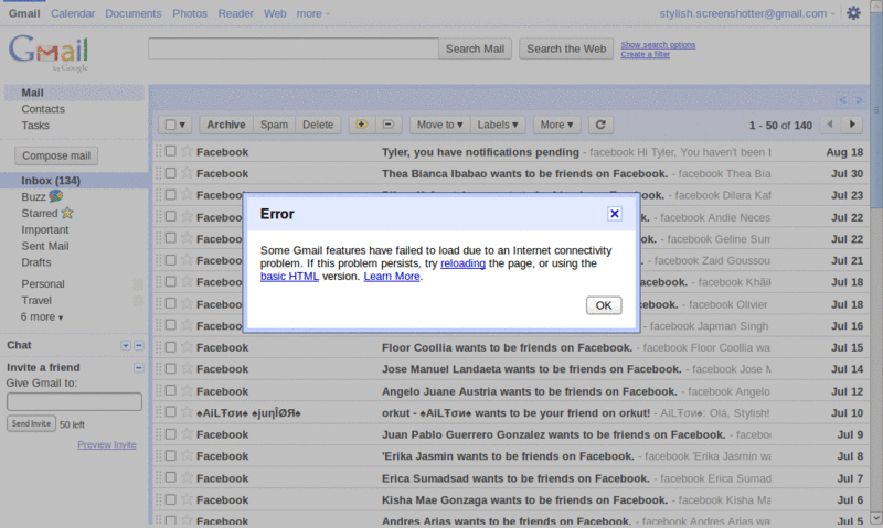 Google Mail Minimizer