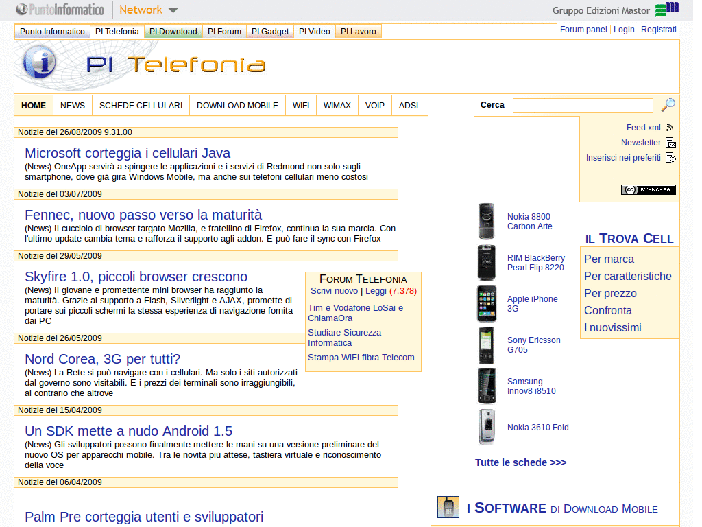 Website: cleaner - Punto-informatico.it