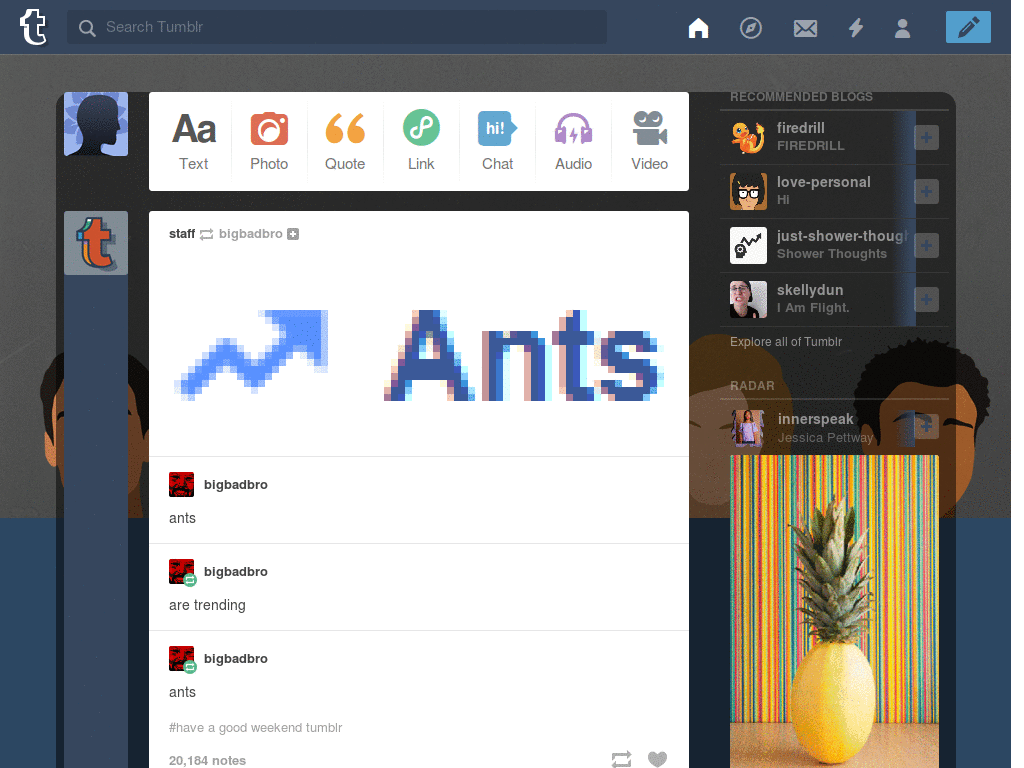 Tumblr Community Background