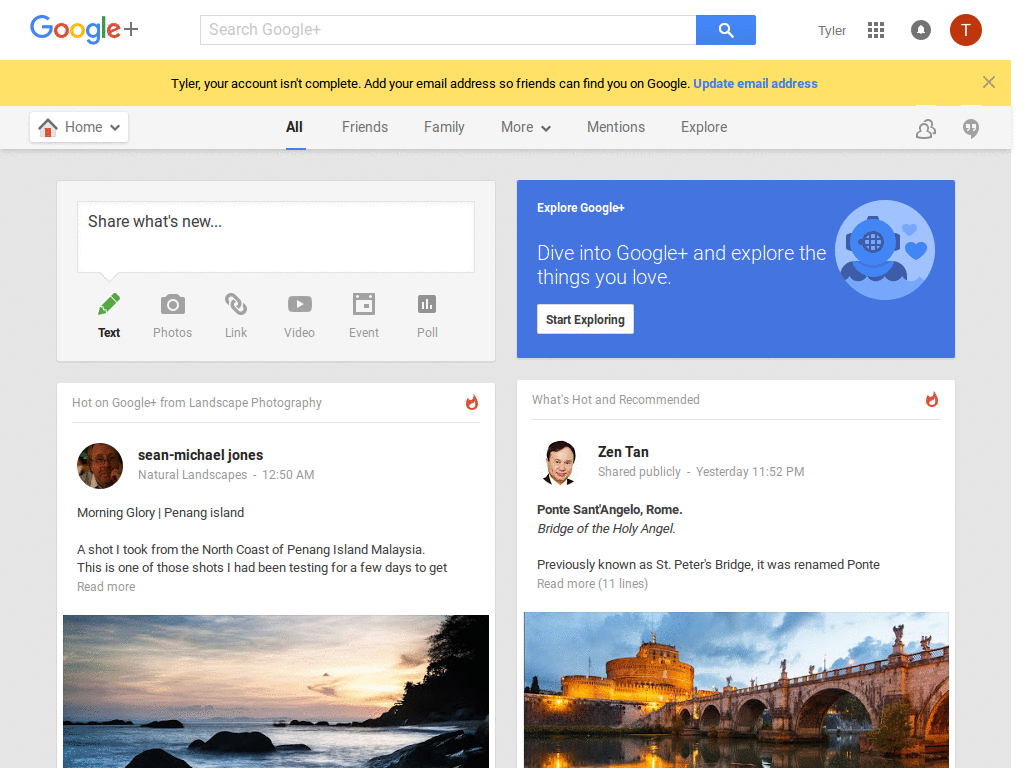Change inputbox dark style for Google+