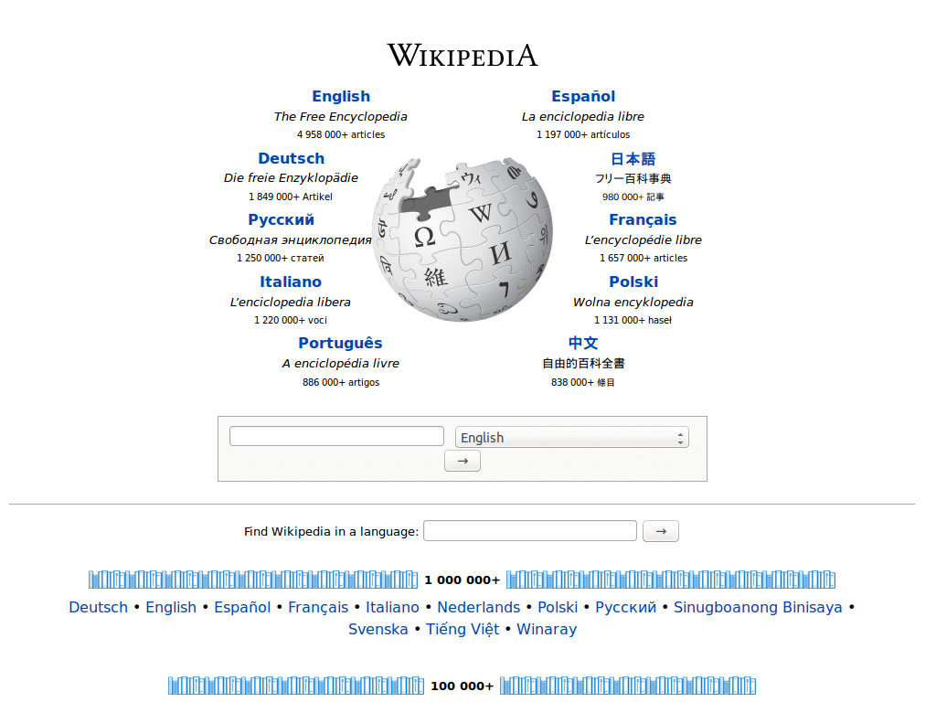 Wikipedia - Minimilistic