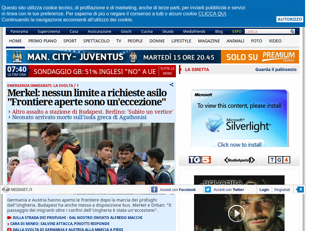Website: cleaner - tgcom.mediaset.it