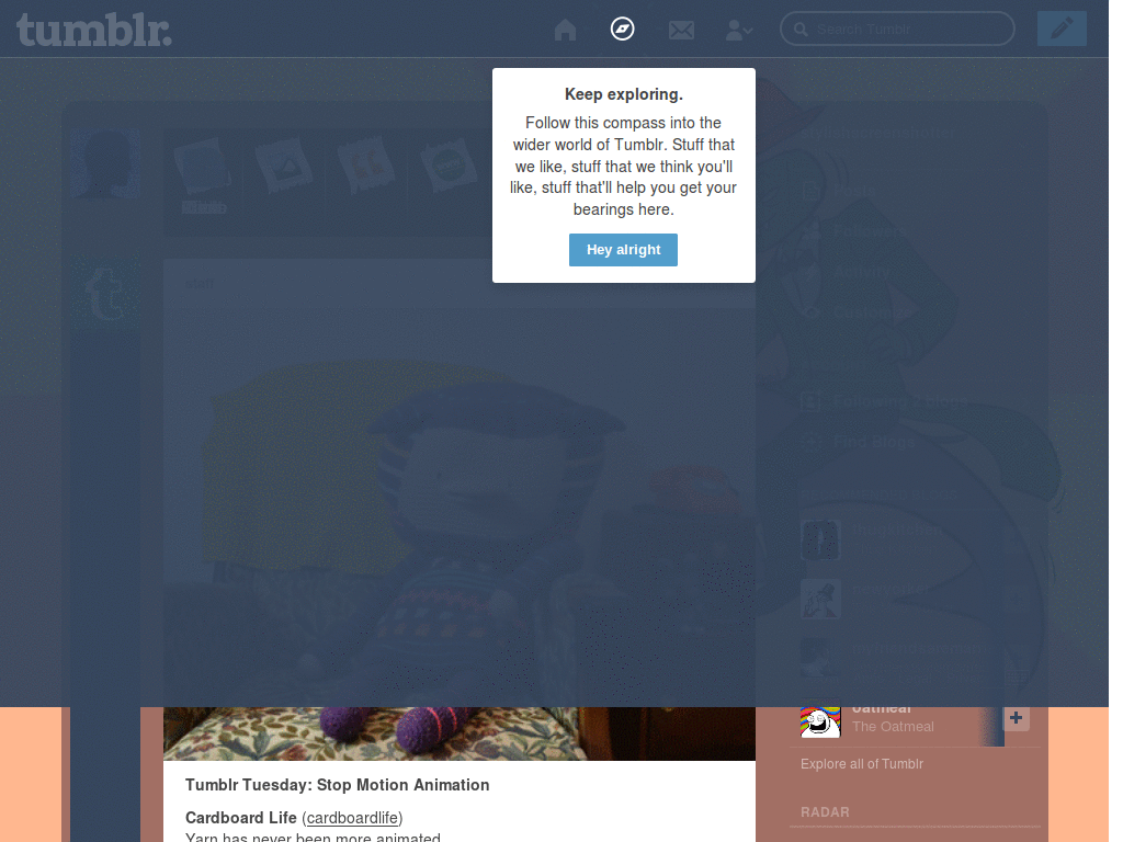 Tumblr Dashboard- Fish Faced Cutie