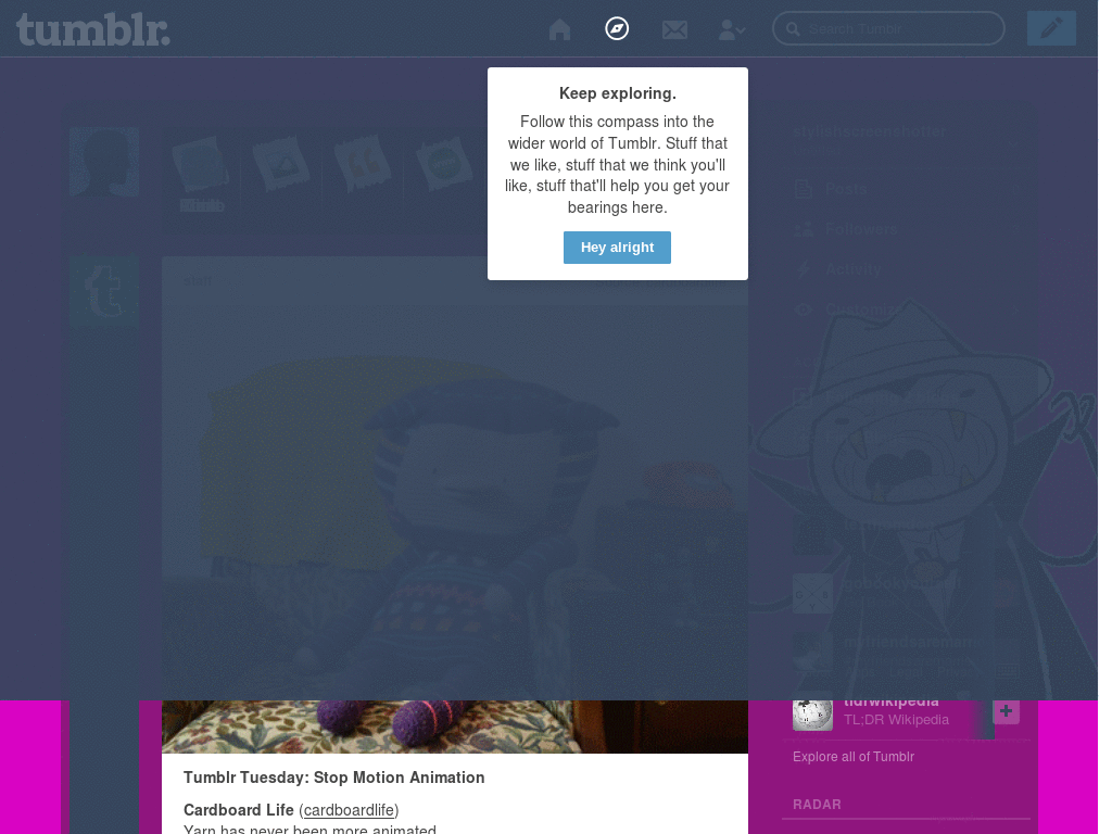 Tumblr Dashboard- Candy Corn Vampire