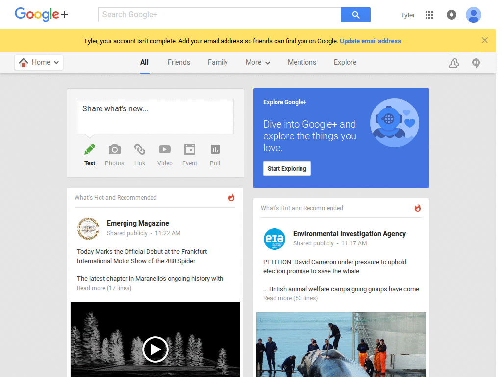 Crazy Google Plus Logo