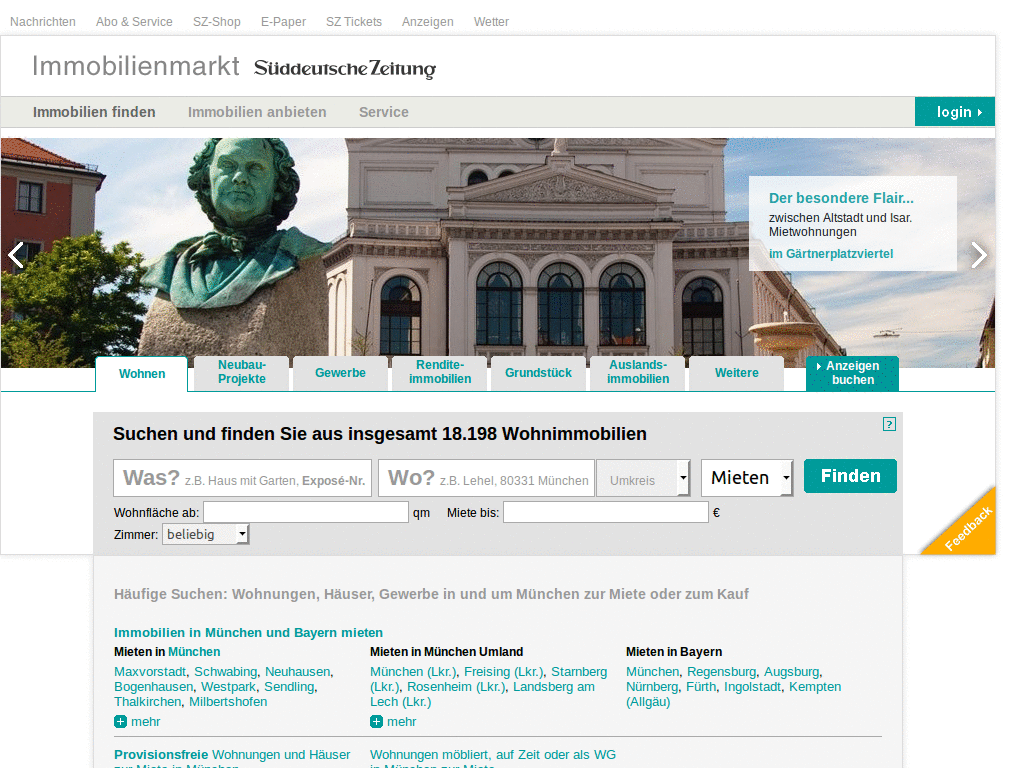 immobilienmarkt sueddeutsche flexible width