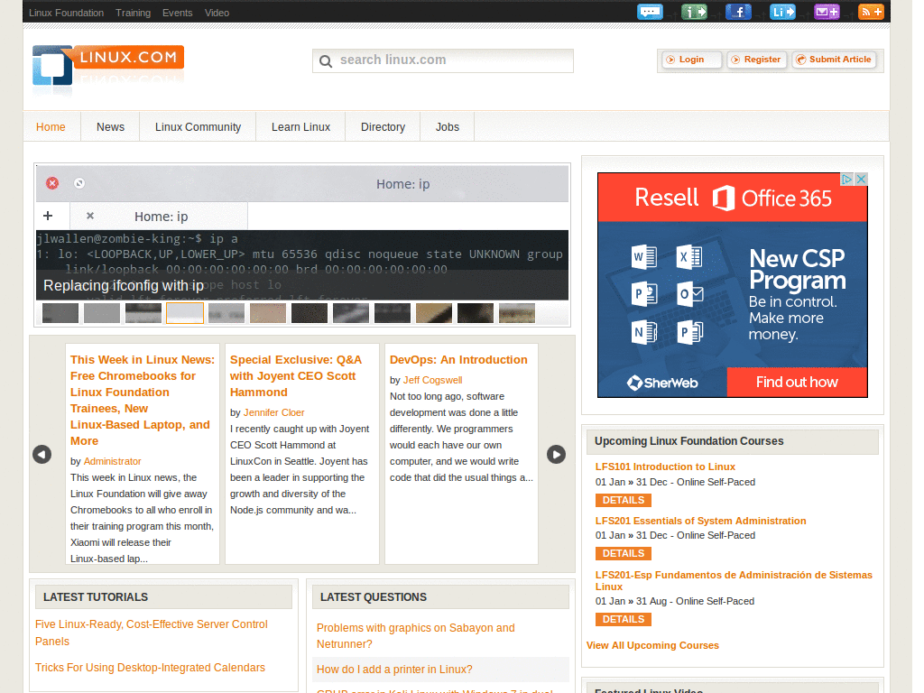 Linux.com Article - Minimalistic