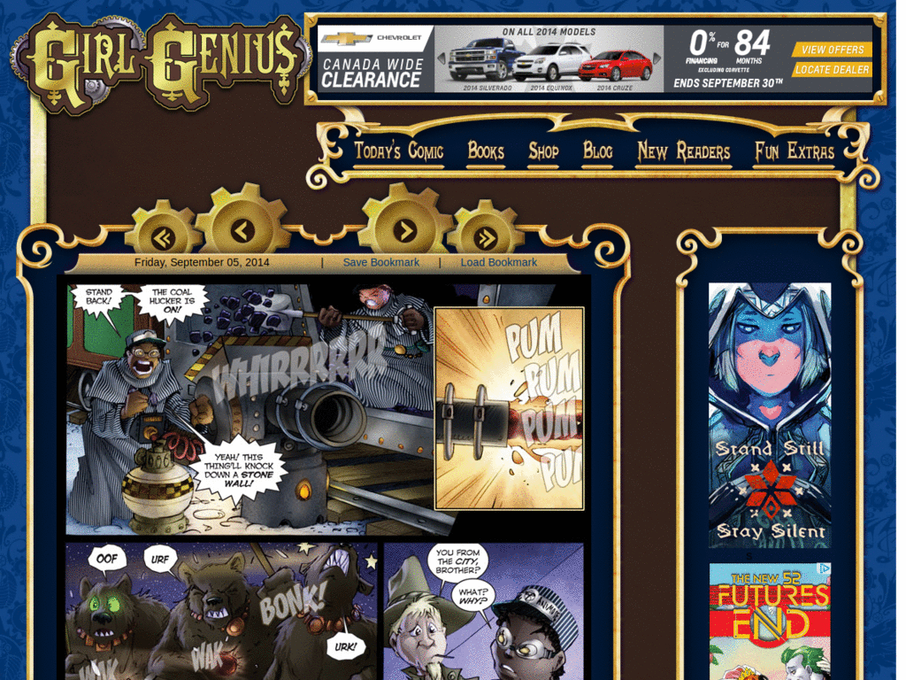 Girl Genius - Comic View