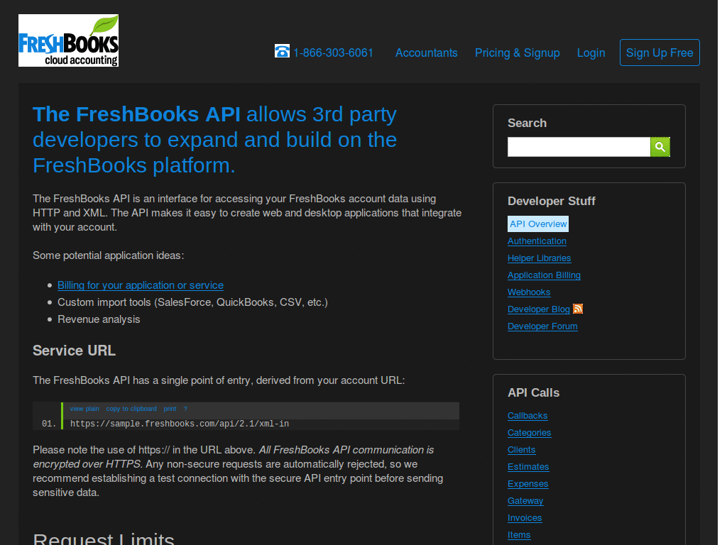 Dark Freshbooks Dev