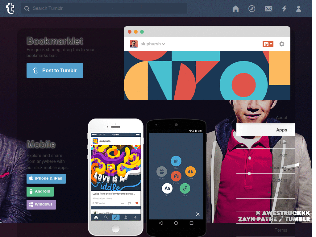 Niam Dashboard Theme For Tumblr