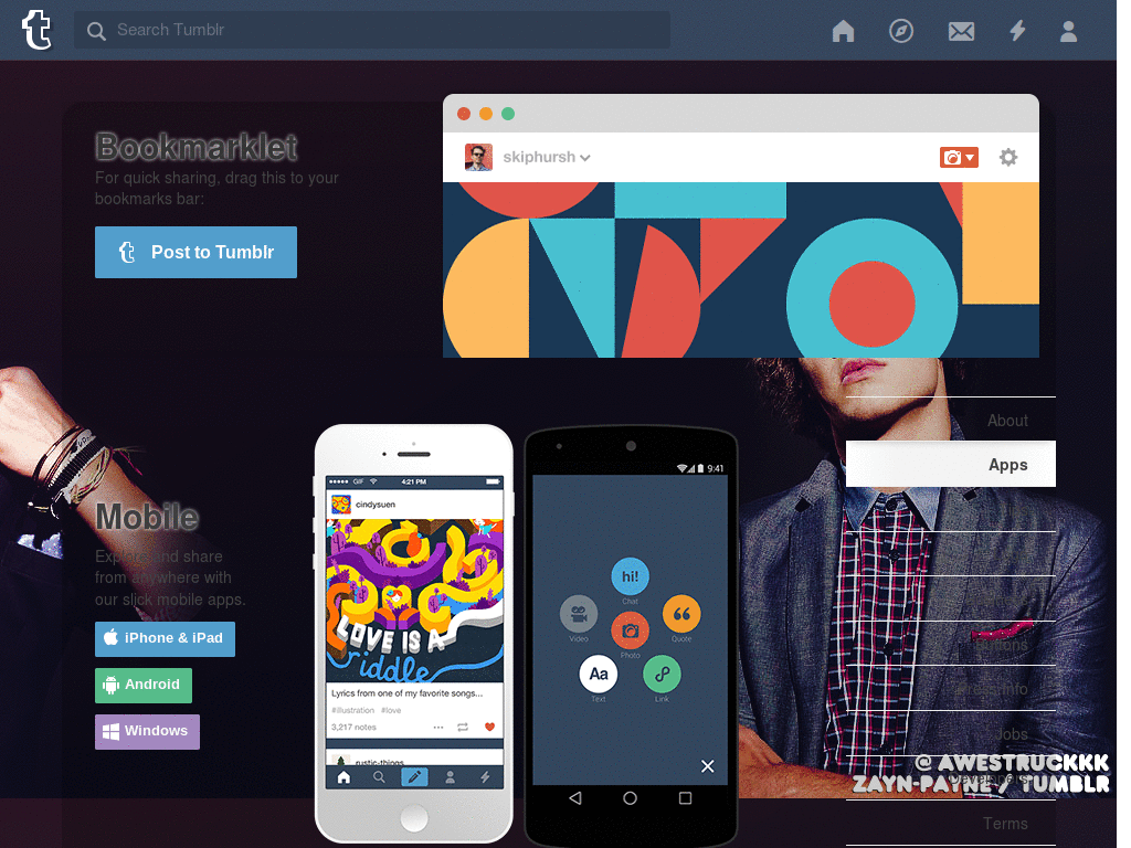 Lirry Dashboard Theme For Tumblr