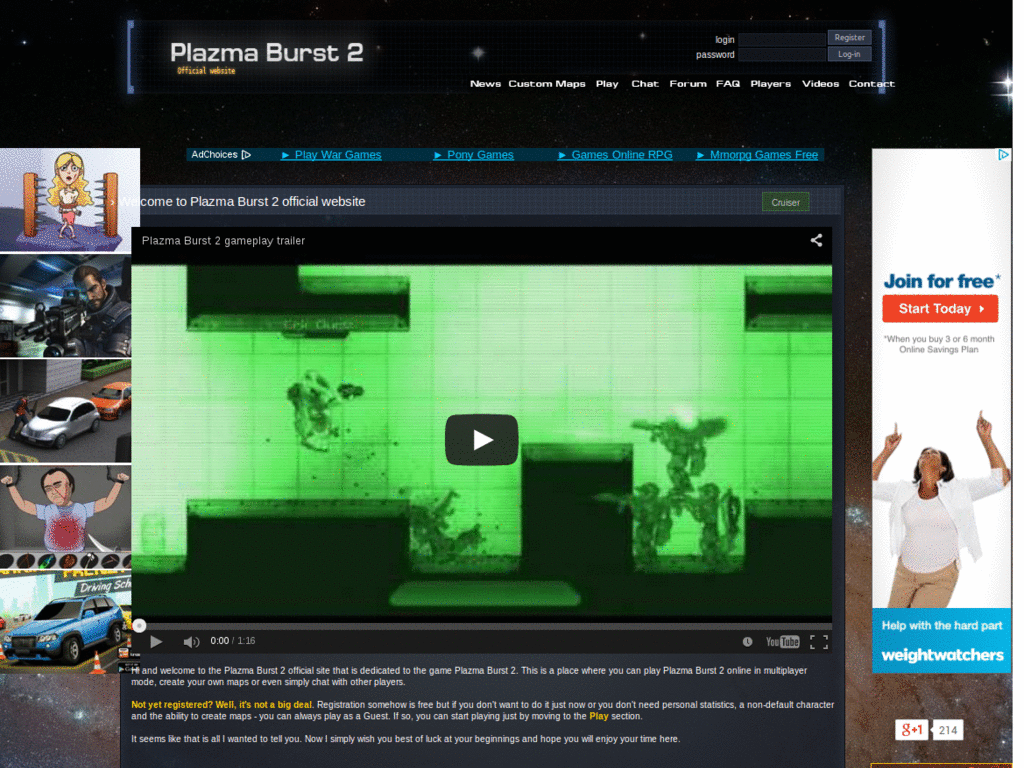 Skinnier Plazma Burst 2 Website