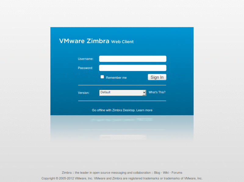 Zimbra - modern buttons