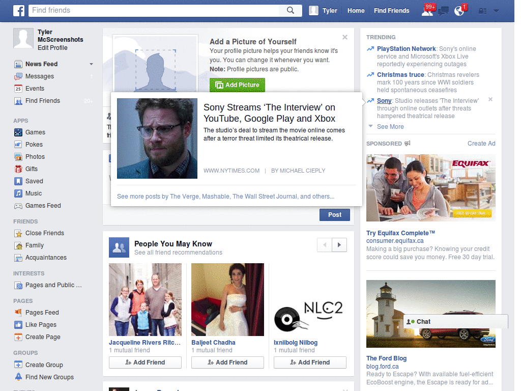Facebooktweaker  v1.5.1 ( old : FB Ticker Remover)