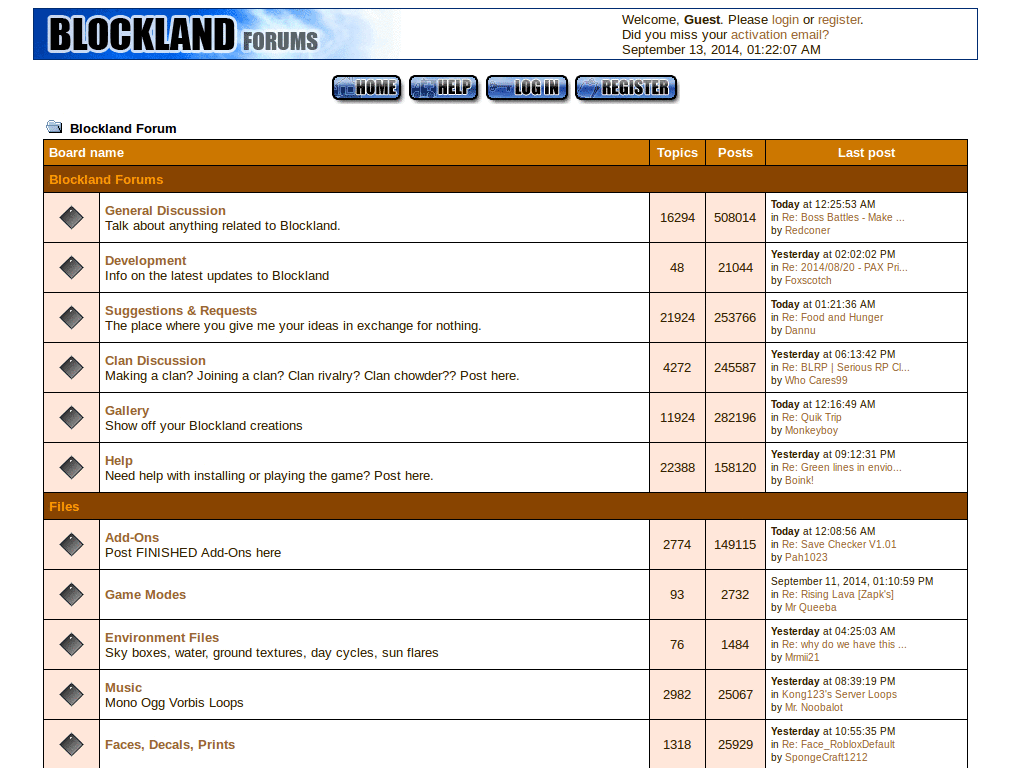 Blockland Forums - Brown/Orange
