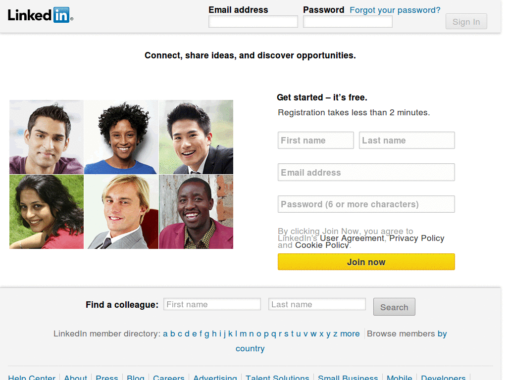 Linkedin Zoomable Font