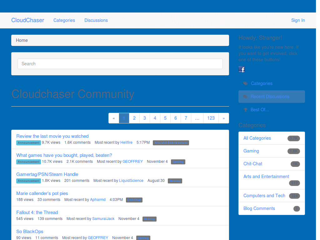 Cloudchaser Forums Restyle v2.0.3