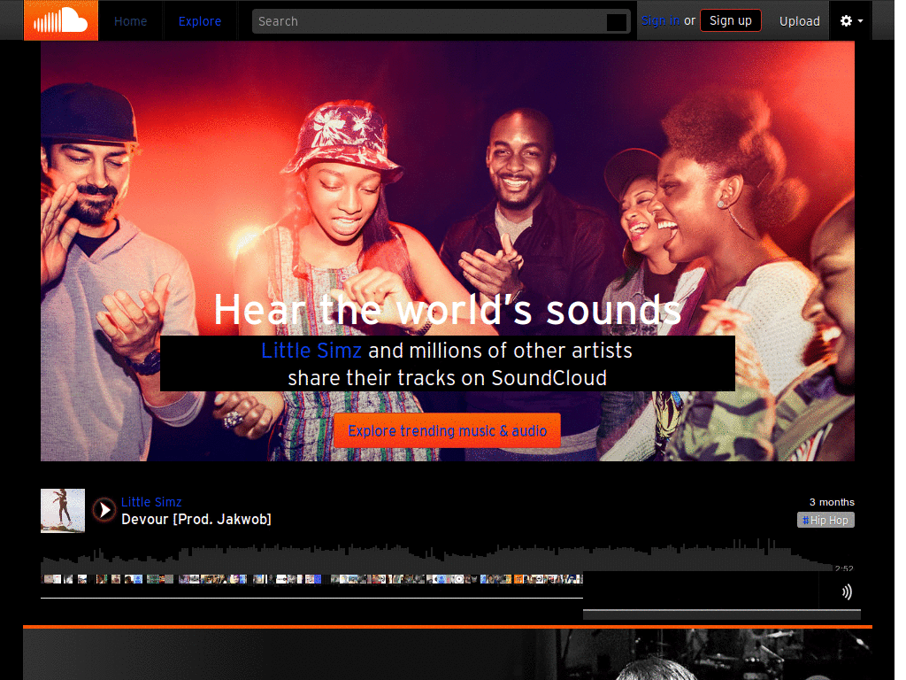 sound cloud dark