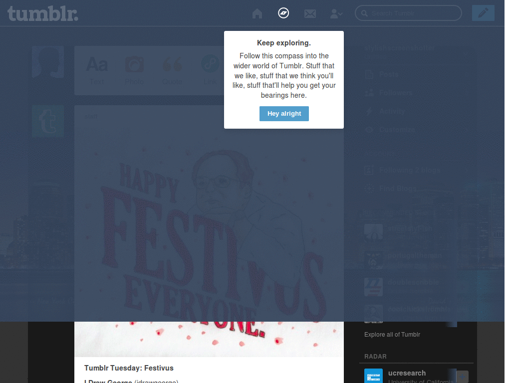 City Scape Tumblr Theme