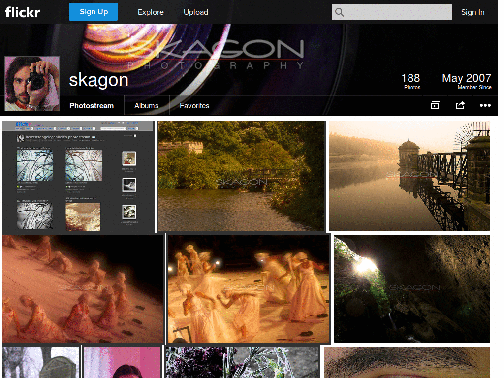 Flickr visited photo indicator