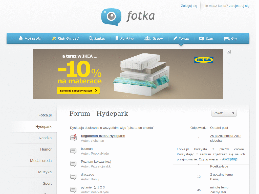 Fotka.pl - usuwanie wyszukiwarki google z for