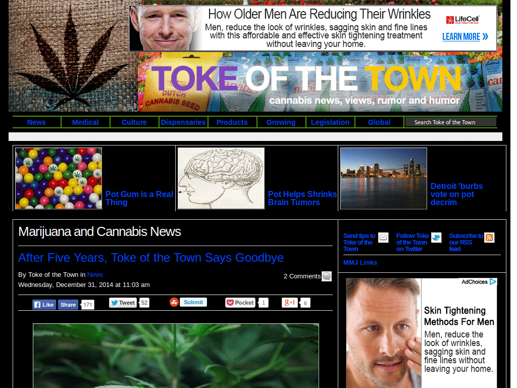 toke of the town dark
