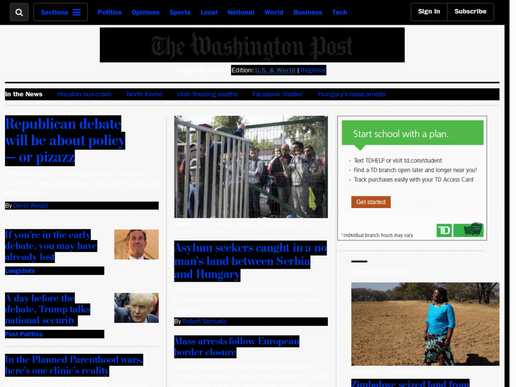 washington post dark