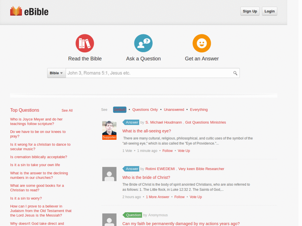 eBible.com - readability