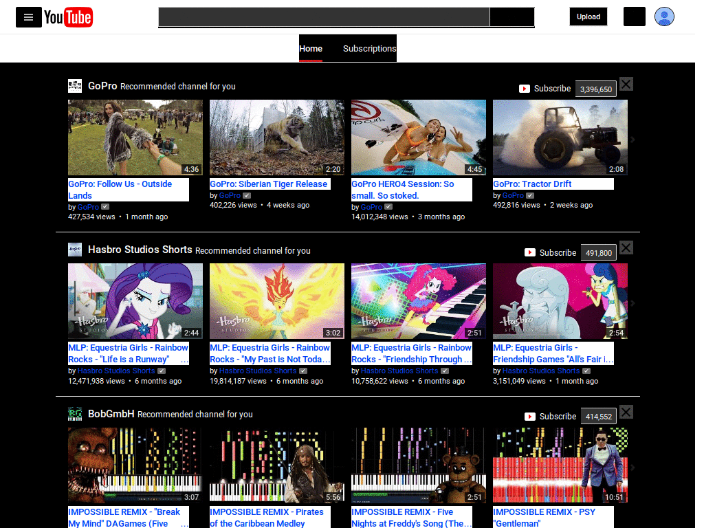 youtube dark
