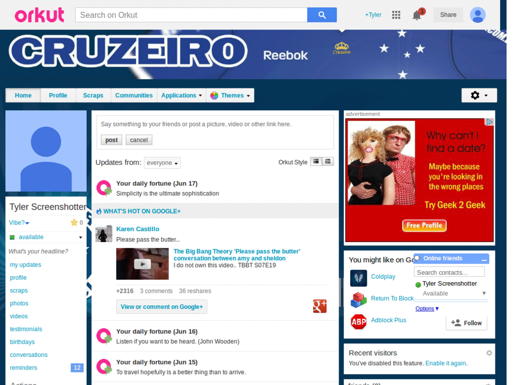 Orkut - Cruzeiro 2 ( by Templah.com )