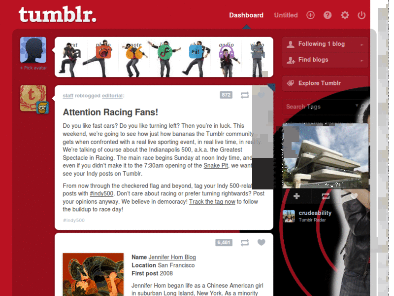 Carlos Pena tumblr dashboard (gif background)