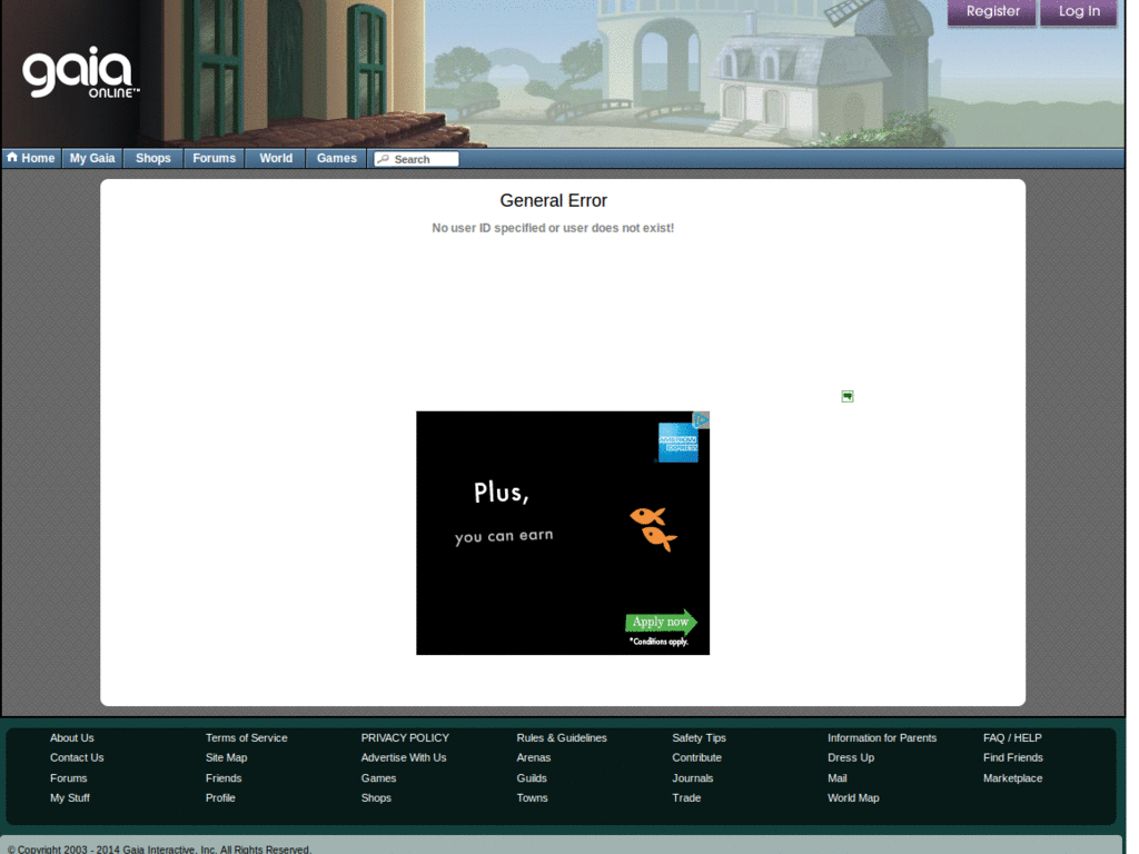 Gaia Online - Layout System Simplifier (Firefox)